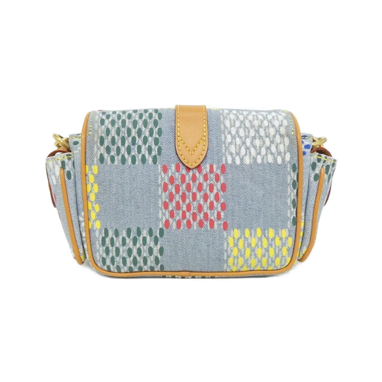 LOUIS VUITTON N00134 Shoulder Bag Denim Multicolor 牛仔布 中古品A - 縮圖 2