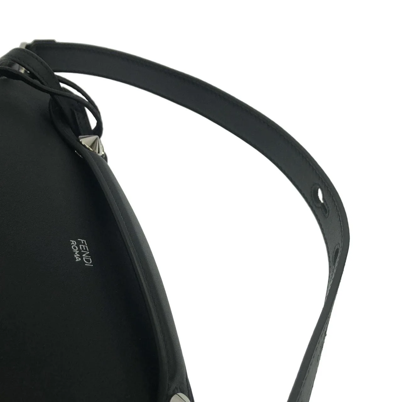 FENDI By The Way 8BL146 1D5 Handbag 黑色 中古品A - 縮圖 4