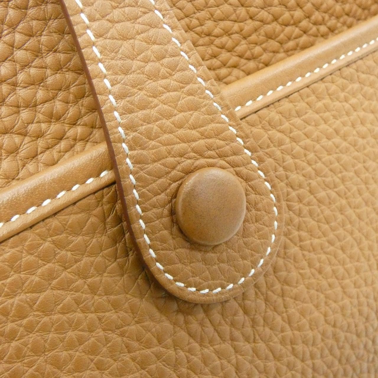 HERMES HERMÈS Evelyne 056277CK Shoulder Bag Clemence 金色 Clemence 皮 中古品A - 縮圖 4