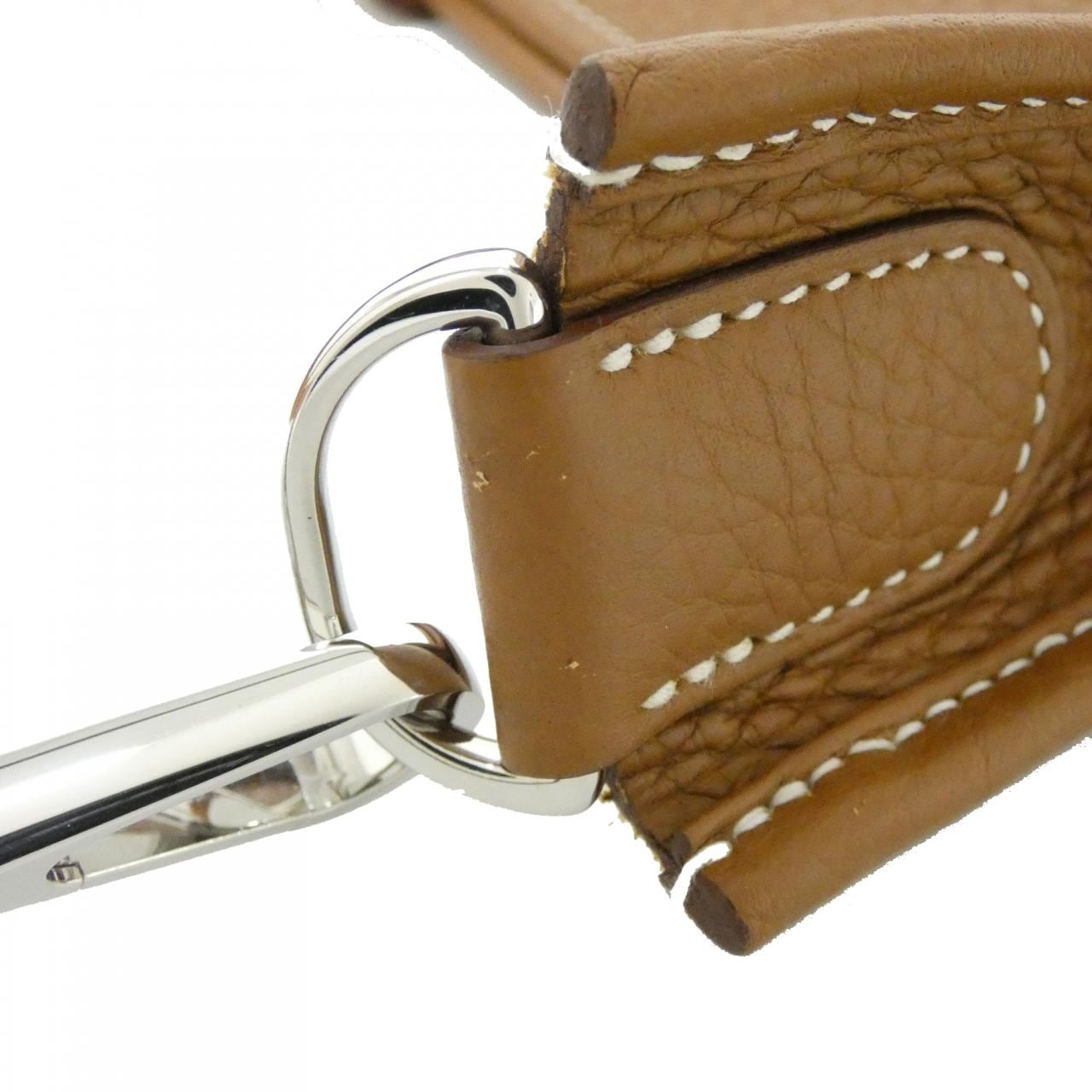 HERMES HERMÈS Evelyne 056277CK Shoulder Bag Clemence 金色 Clemence 皮 中古品A - 縮圖 5