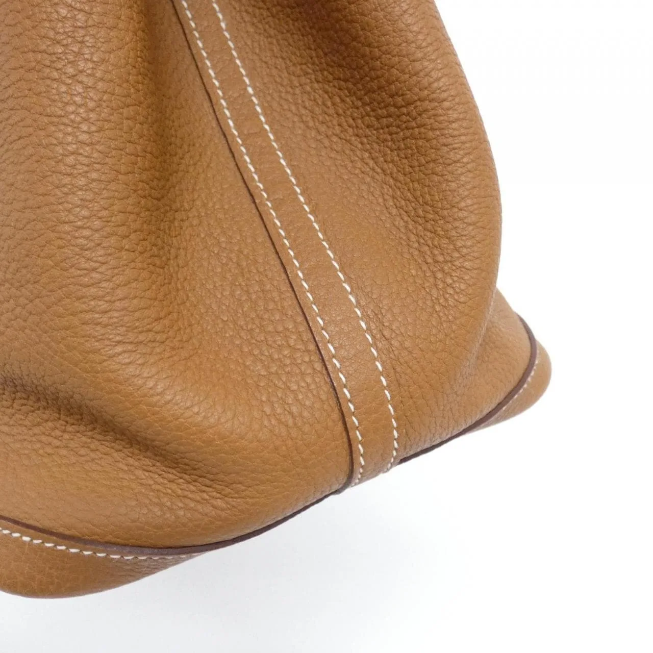 HERMES Garden Party 051559CK Tote 金色 中古品A - 縮圖 2