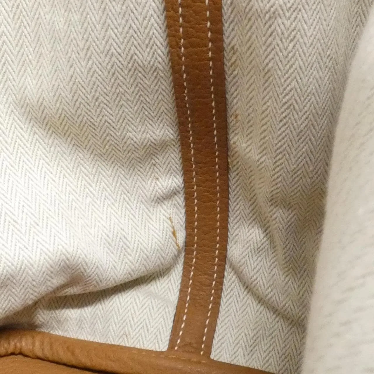 HERMES Garden Party 051559CK Tote 金色 中古品A - 縮圖 10