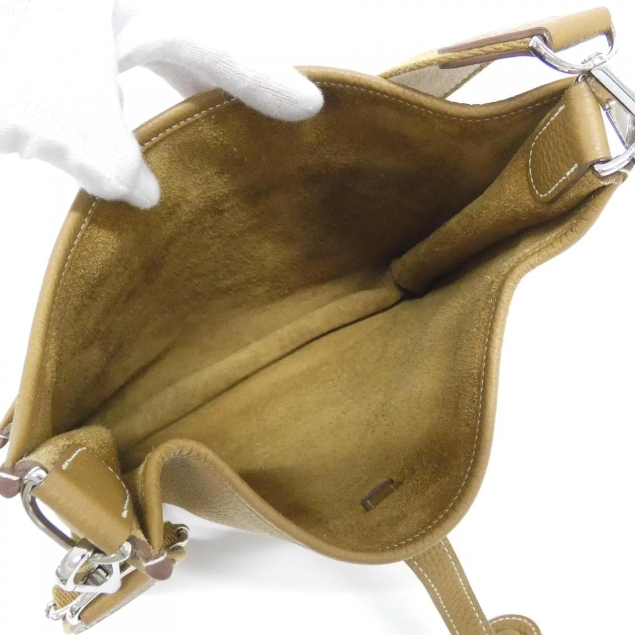 HERMES Evelyne 056277CK Shoulder Clemence 黑色 Clemence 皮 中古品A - 縮圖 8