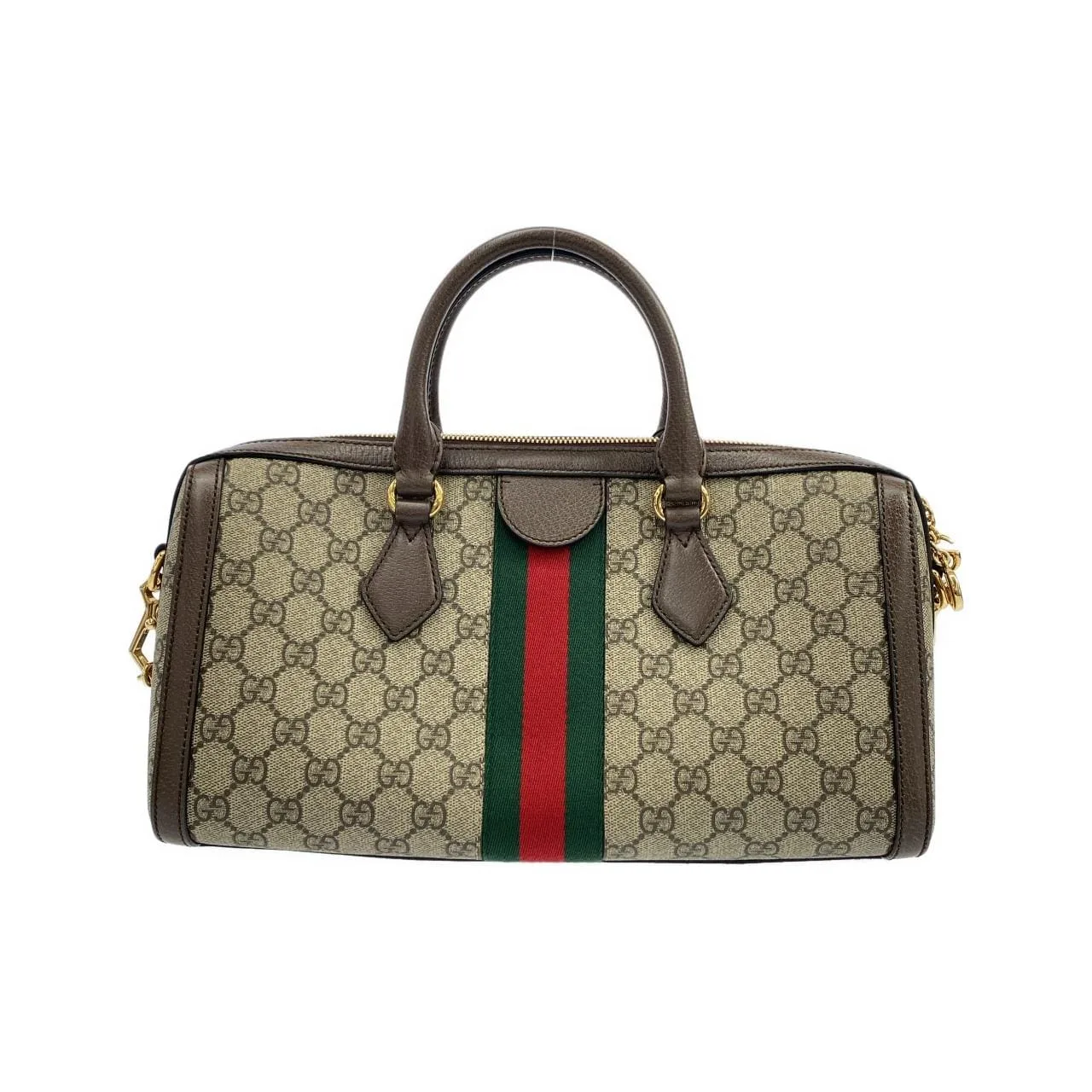 GUCCI 524532 K05NB Boston Canvas 黑色 帆布 中古品A - 縮圖 2