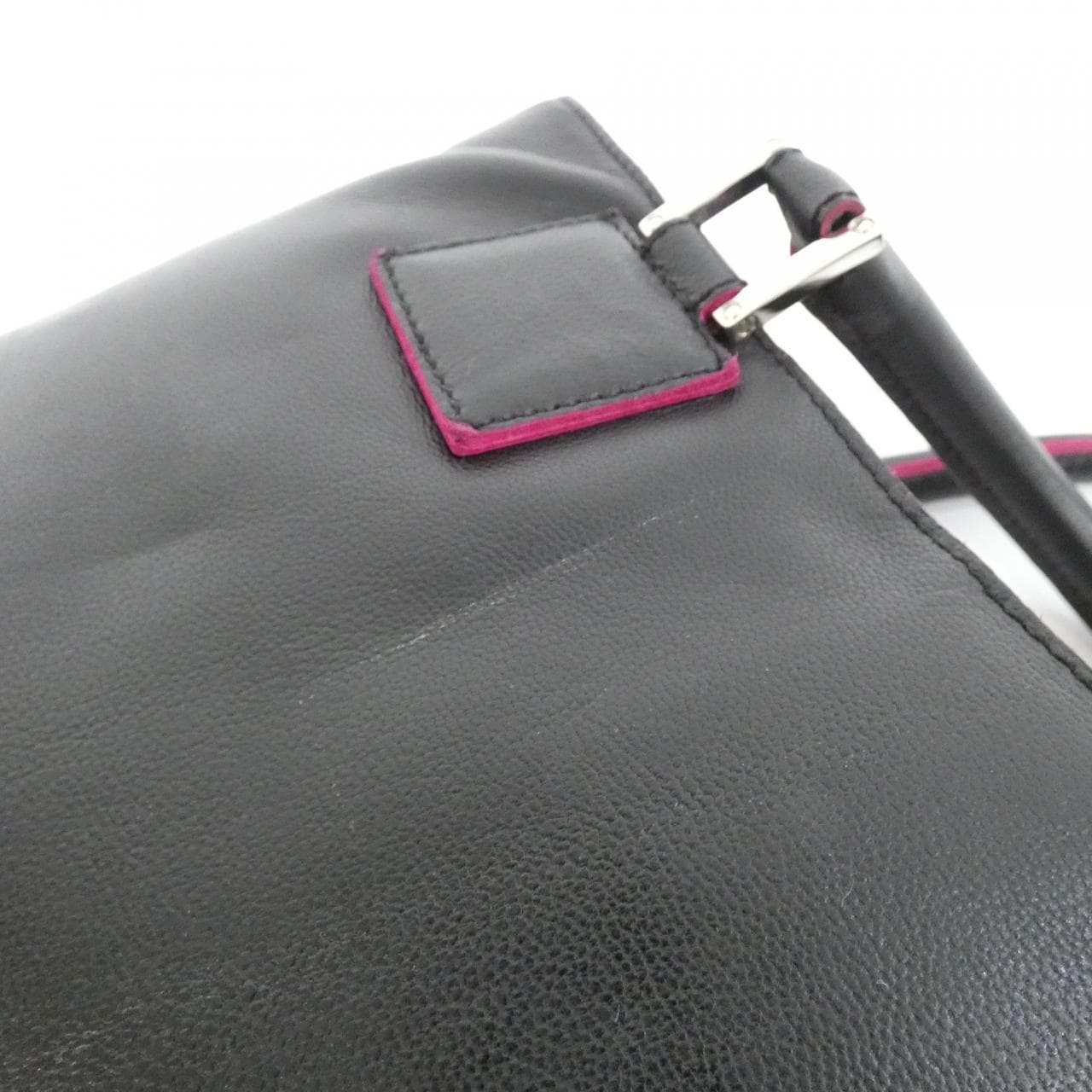 LOEWE Amazona Bag Leather Black Leather Rank A - Thumbnail 7