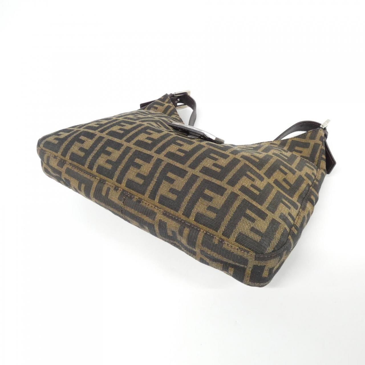 FENDI 26569 Shoulder Bag Canvas 黑色 帆布 中古品A - 縮圖 3