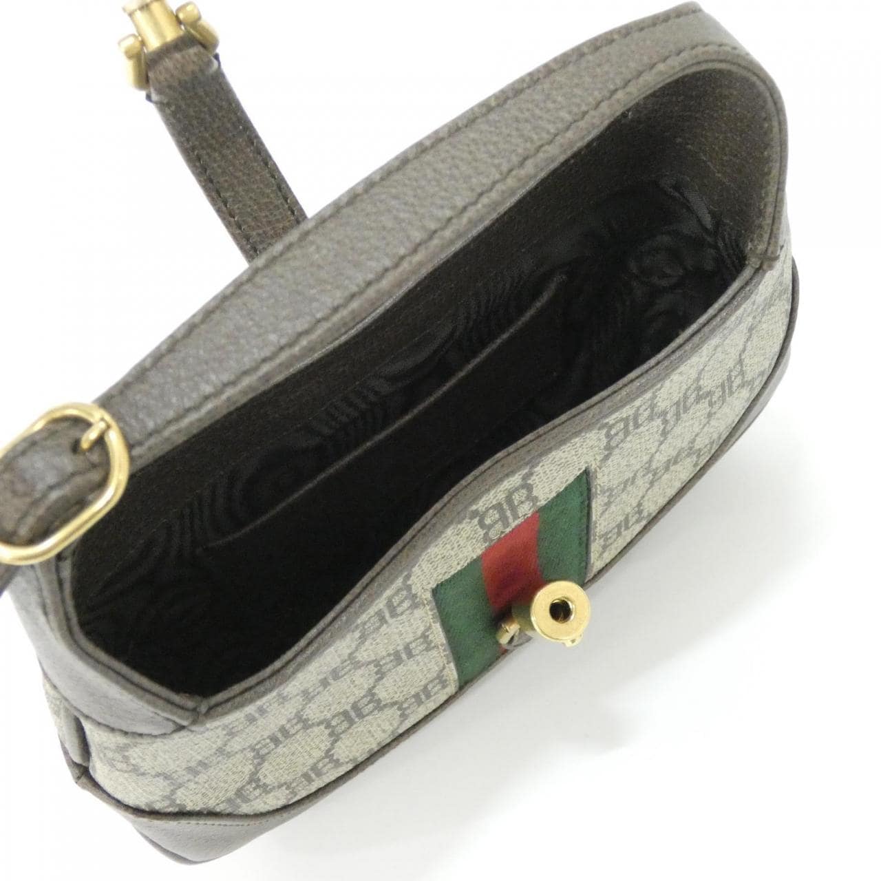 BALENCIAGA 680132 2103U Bag Canvas 黑色 帆布 中古品A - 縮圖 6