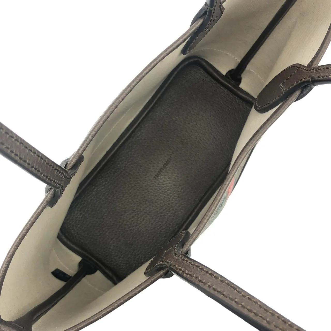 GUCCI 726762 2AAAY Handbag Canvas 米色 帆布 中古品A - 縮圖 7