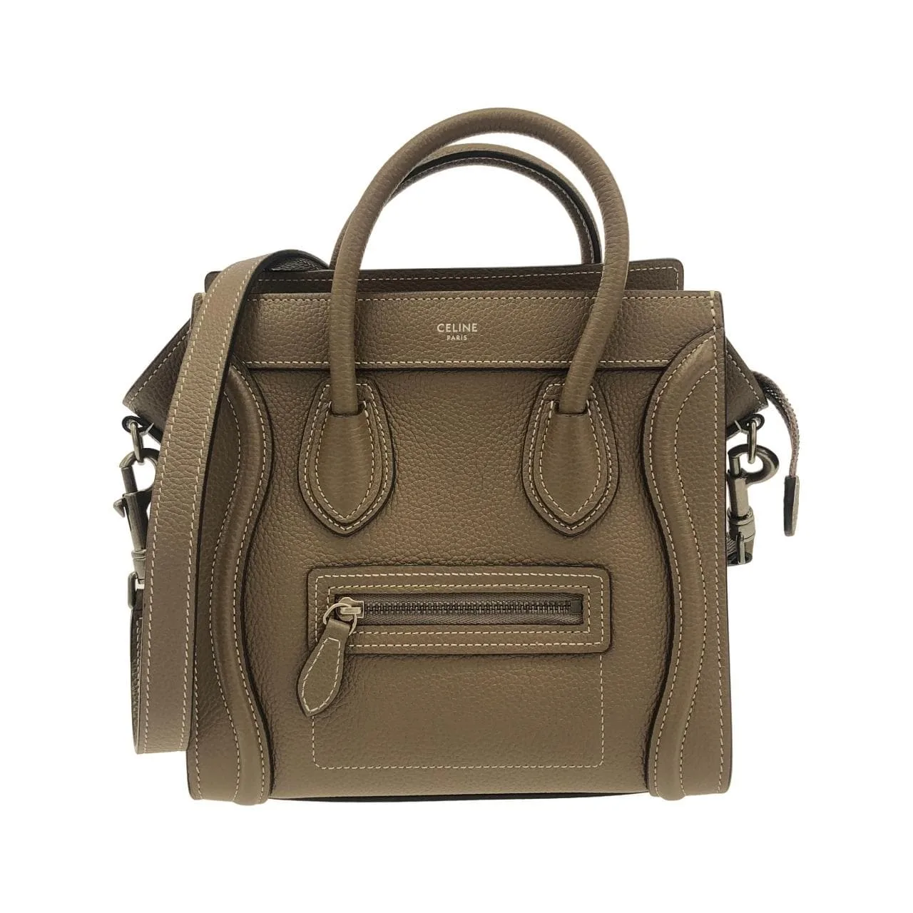 CELINE Luggage 189243DRU Handbag Black