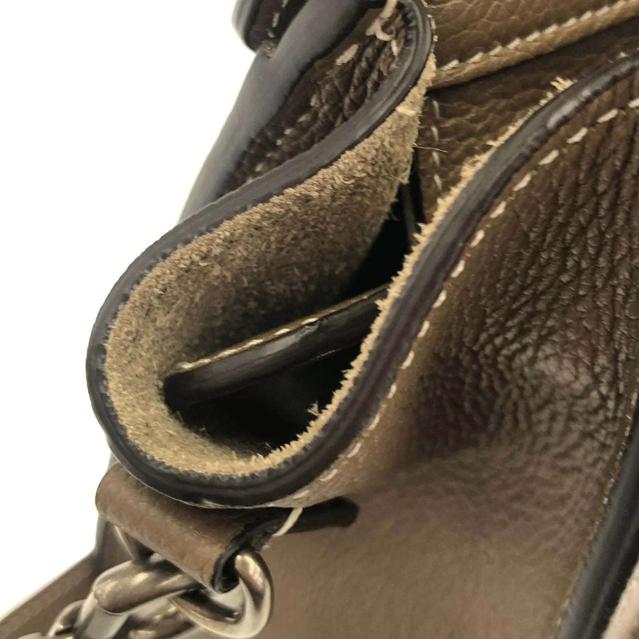 CELINE Luggage 189243DRU Handbag 黑色 中古品A - 縮圖 4