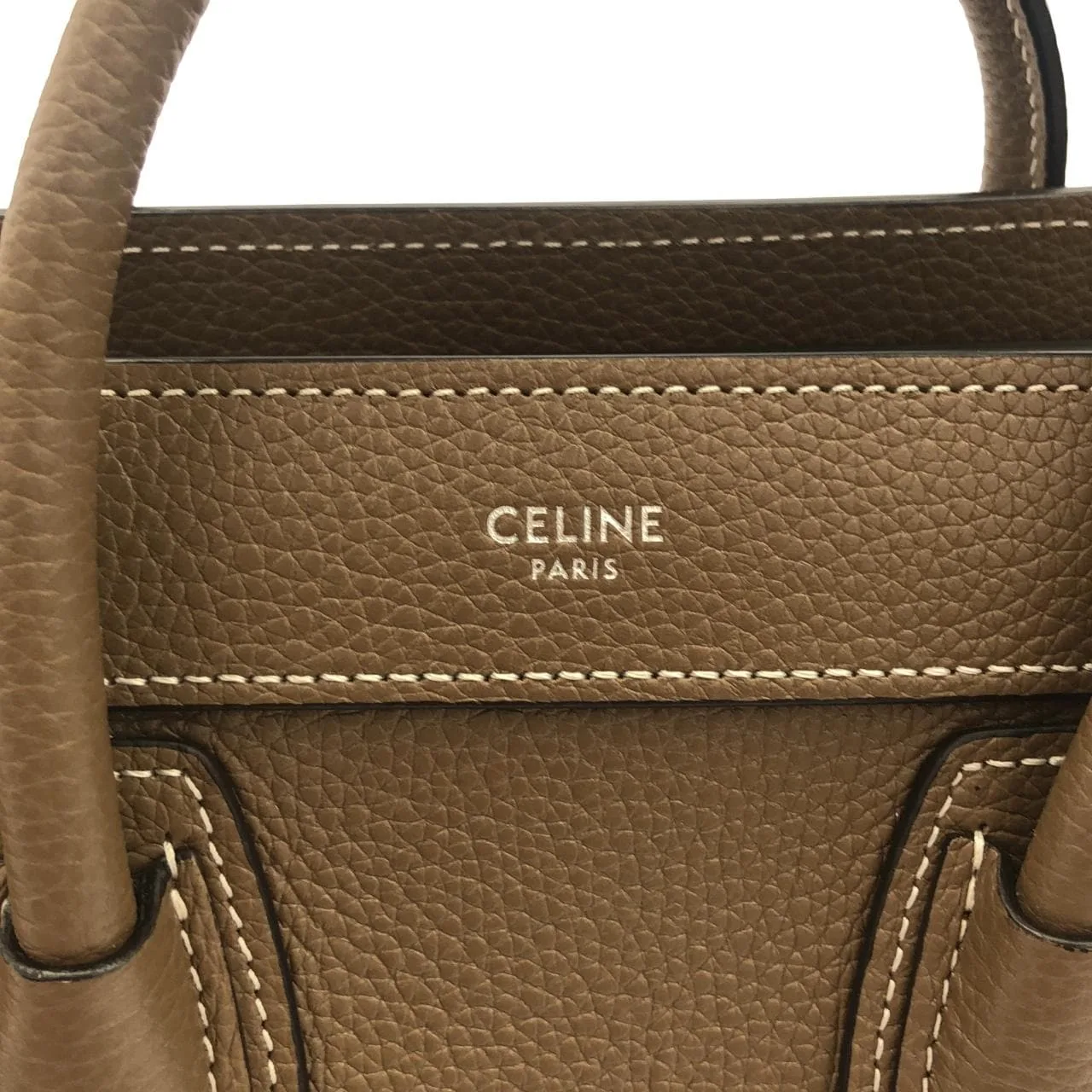 CELINE Luggage 189243DRU Handbag 黑色 中古品A - 縮圖 6
