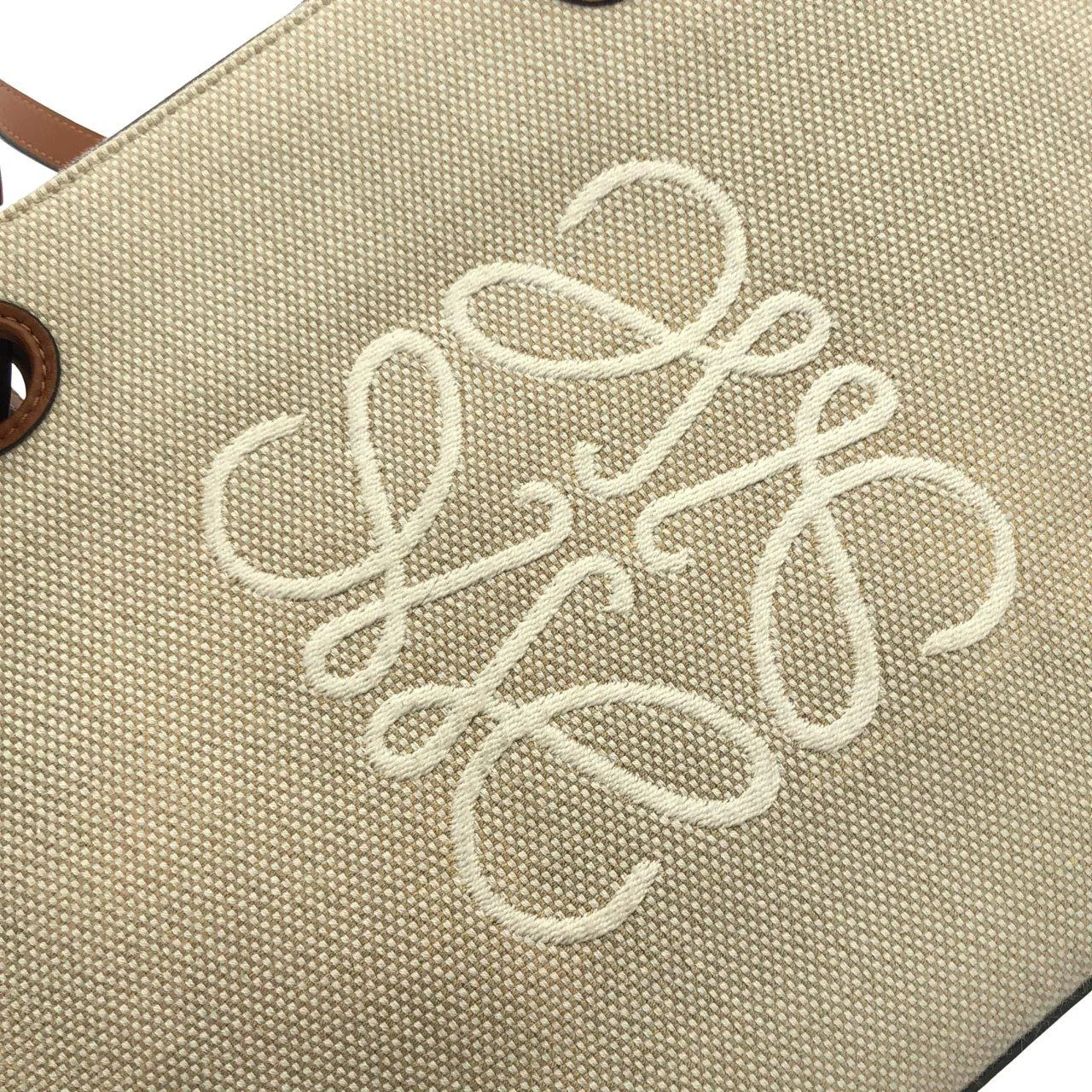 LOEWE Balloon A717S72X06 Tote Lambskin 黑色 羊皮 中古品B - 縮圖 6