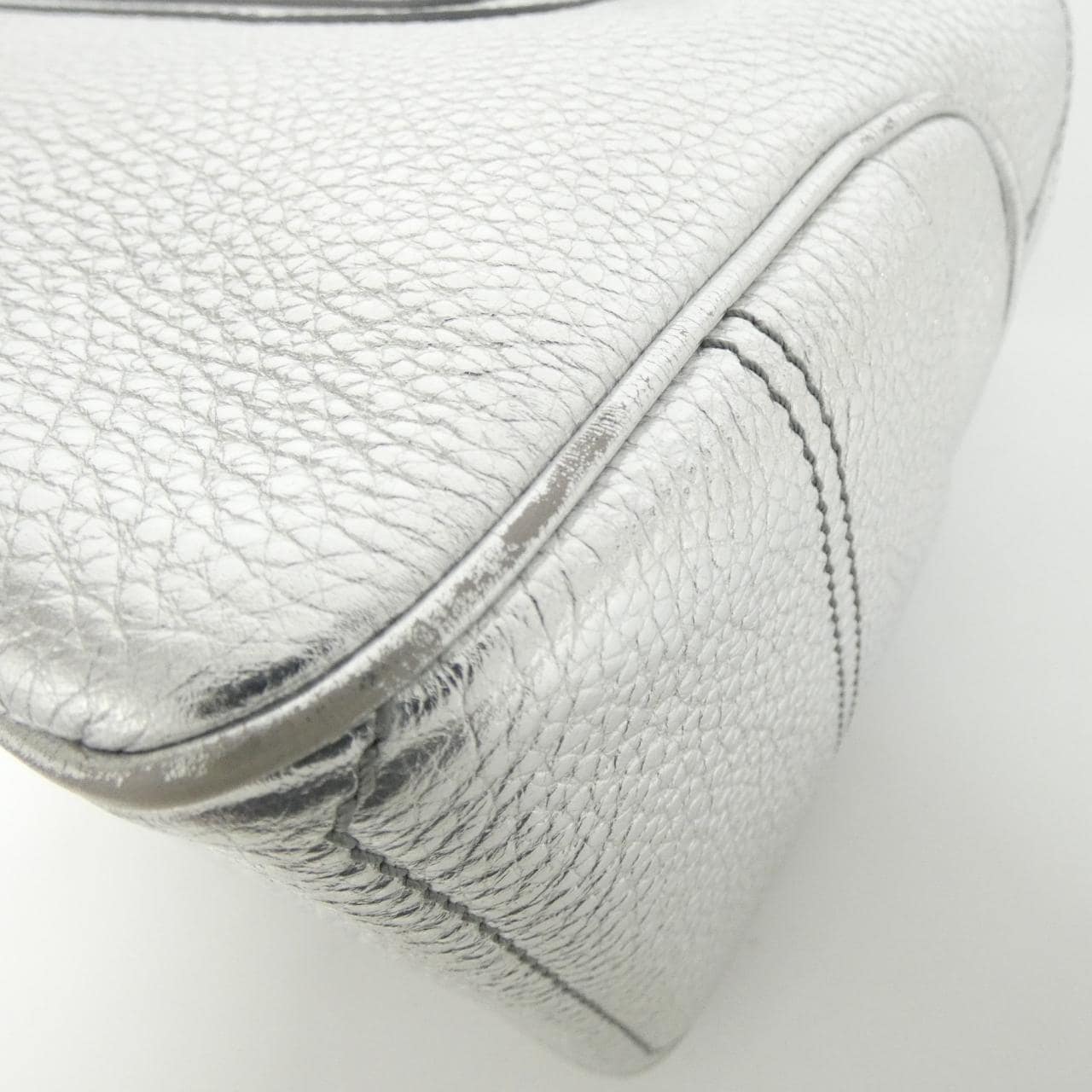 CELINE Bag Leather Silver Leather - Thumbnail 2