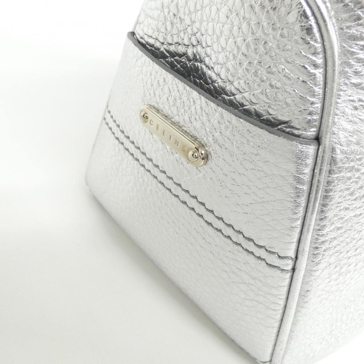 CELINE Bag Leather Silver Leather - Thumbnail 4