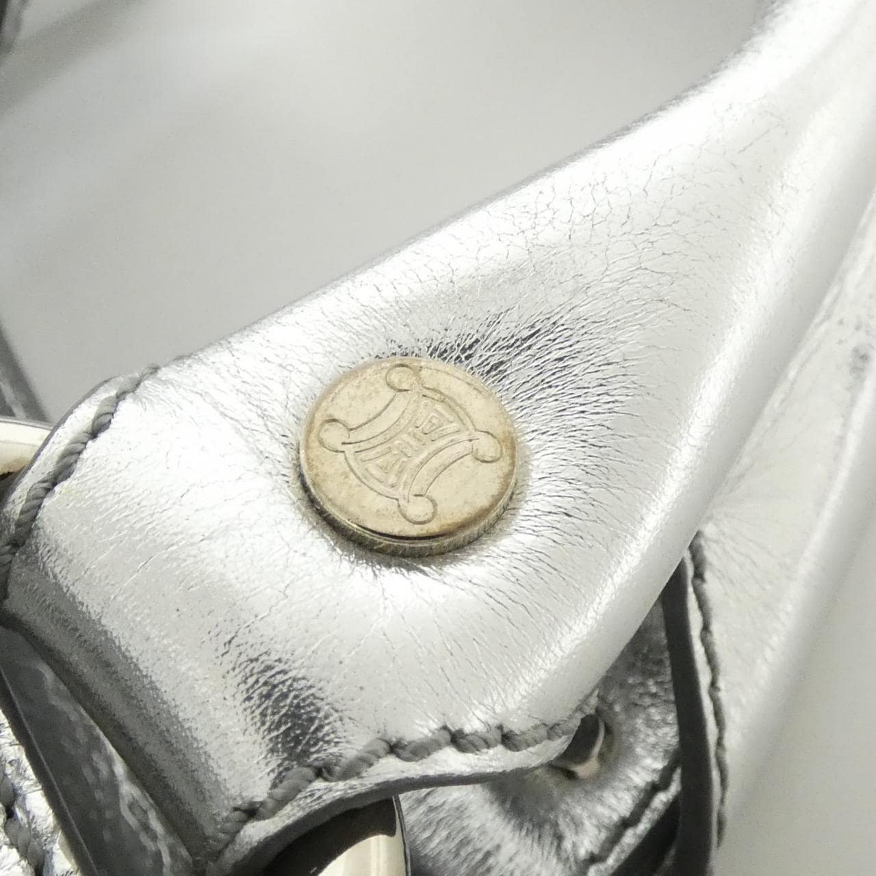CELINE Bag Leather Silver Leather - Thumbnail 6