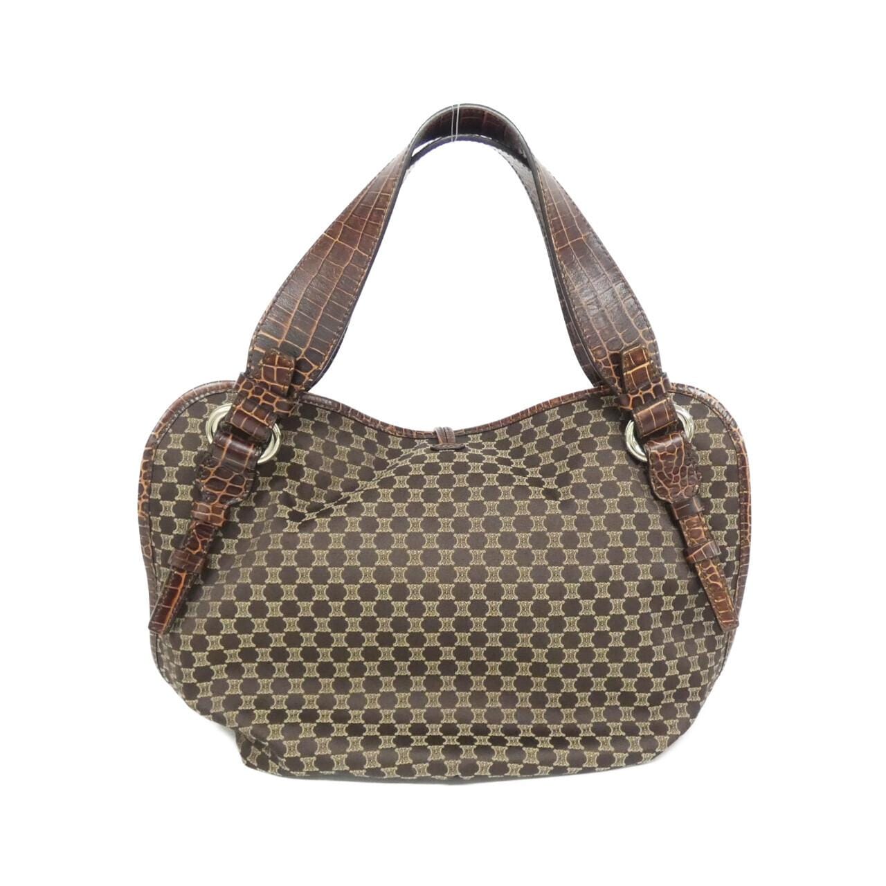 CELINE 160662BLN Shoulder Bag Canvas Black Canvas - Thumbnail 2