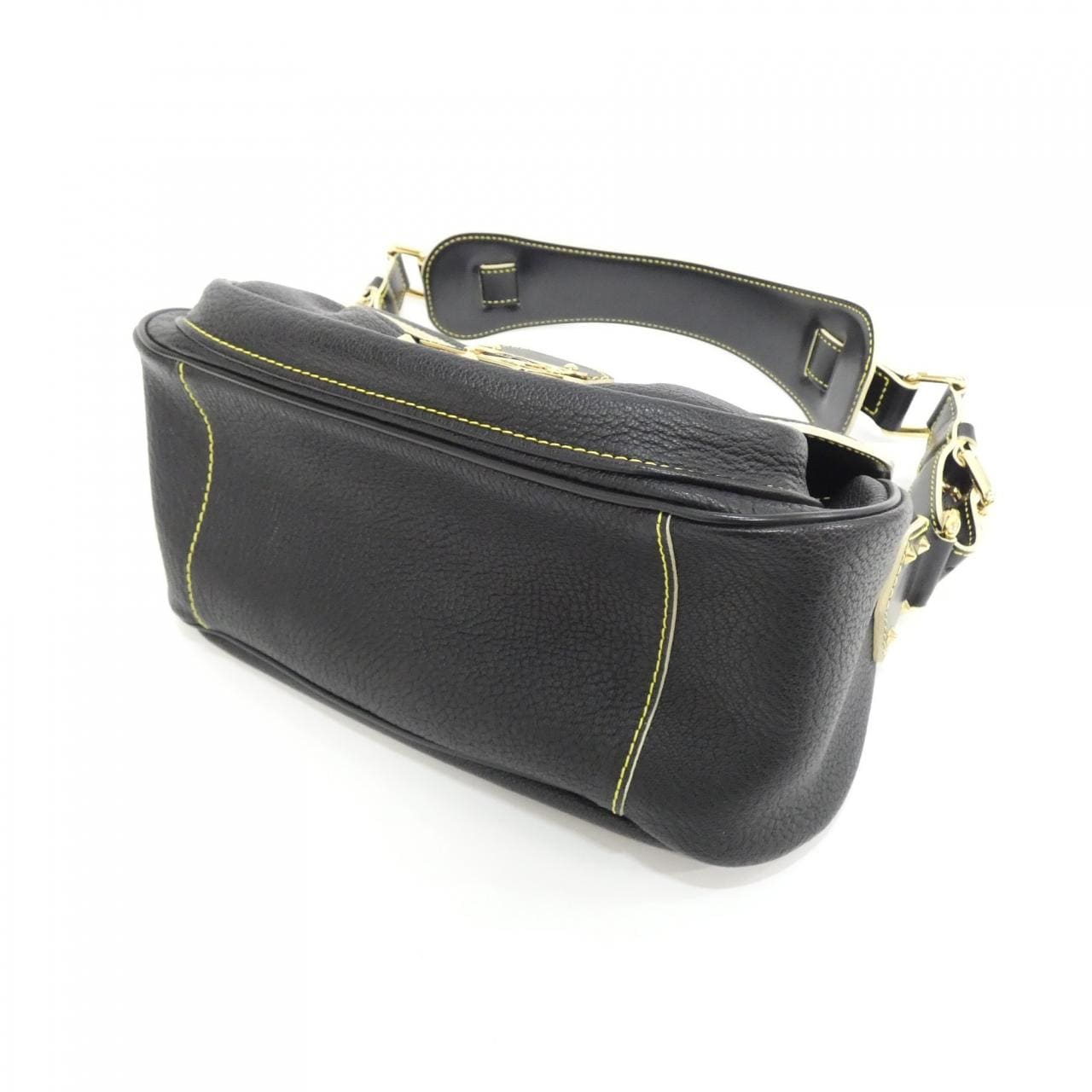 LOUIS VUITTON M91784 Shoulder Bag Leather 黑色 皮革 - 縮圖 3