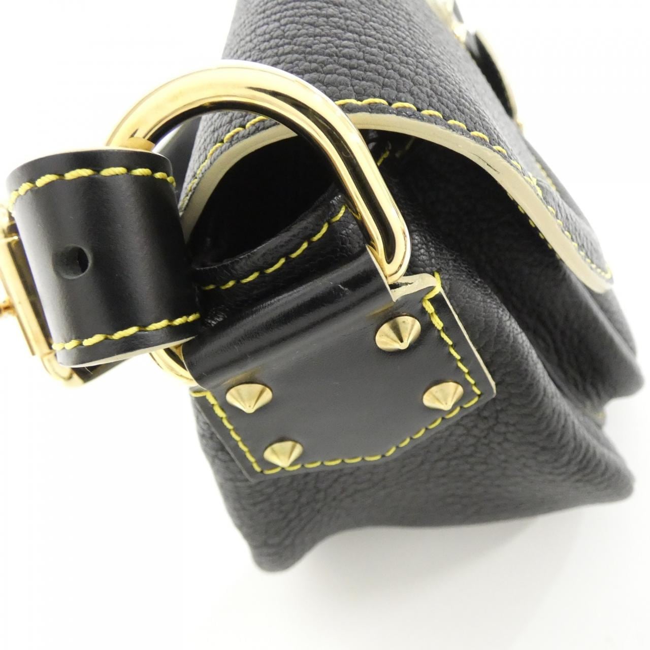 LOUIS VUITTON M91784 Shoulder Bag Leather 黑色 皮革 - 縮圖 5