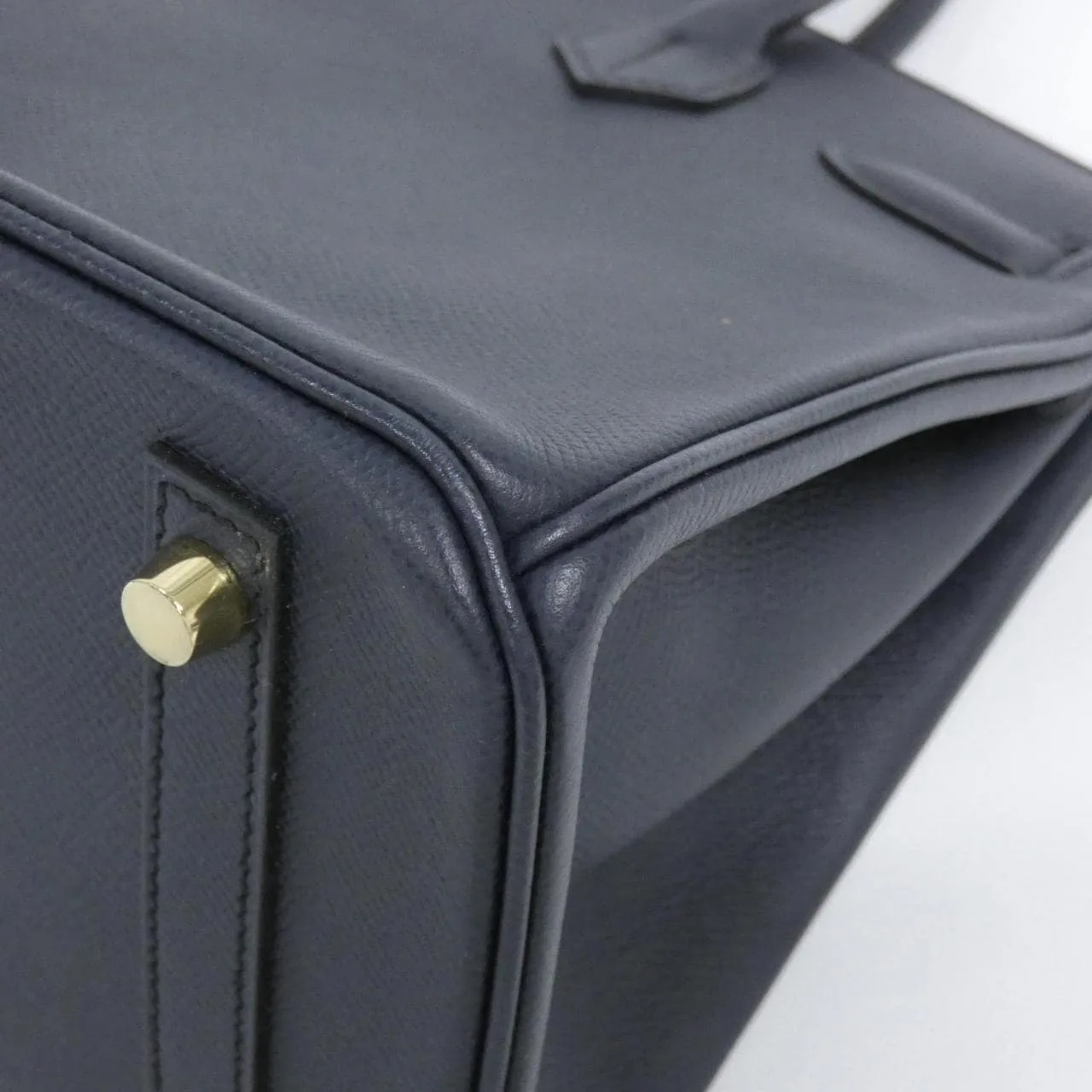 HERMES 041701CC Handbag Epsom Blue Epsom Leather - Thumbnail 3