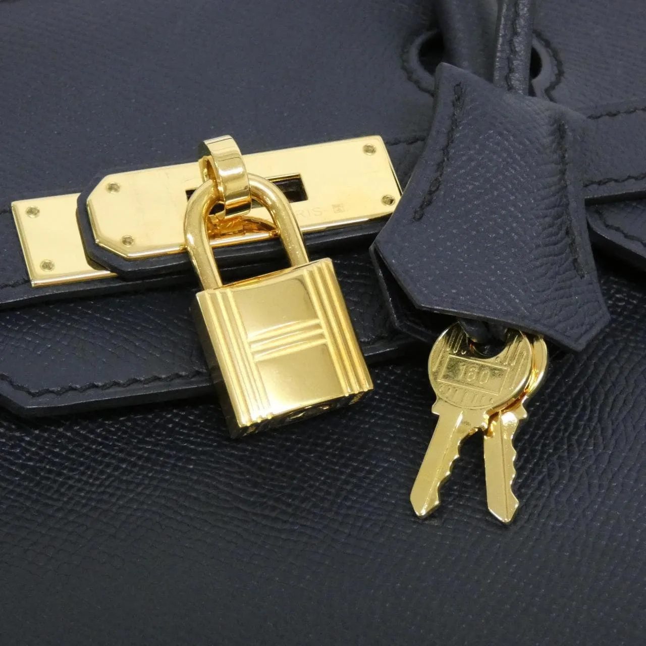 HERMES 041701CC Handbag Epsom Blue Epsom Leather - Thumbnail 6