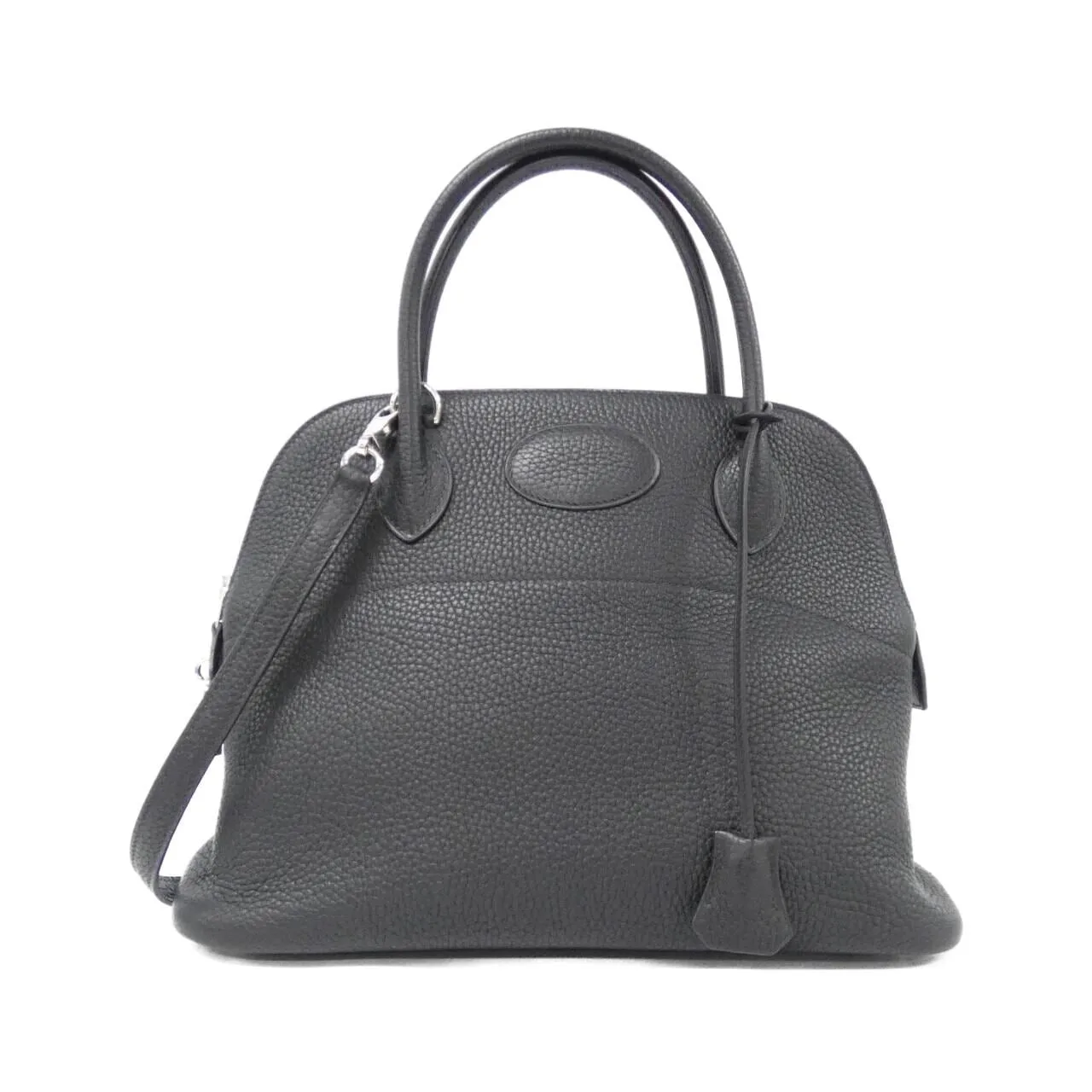 HERMES Bolide 073419CK Handbag Clemence Black