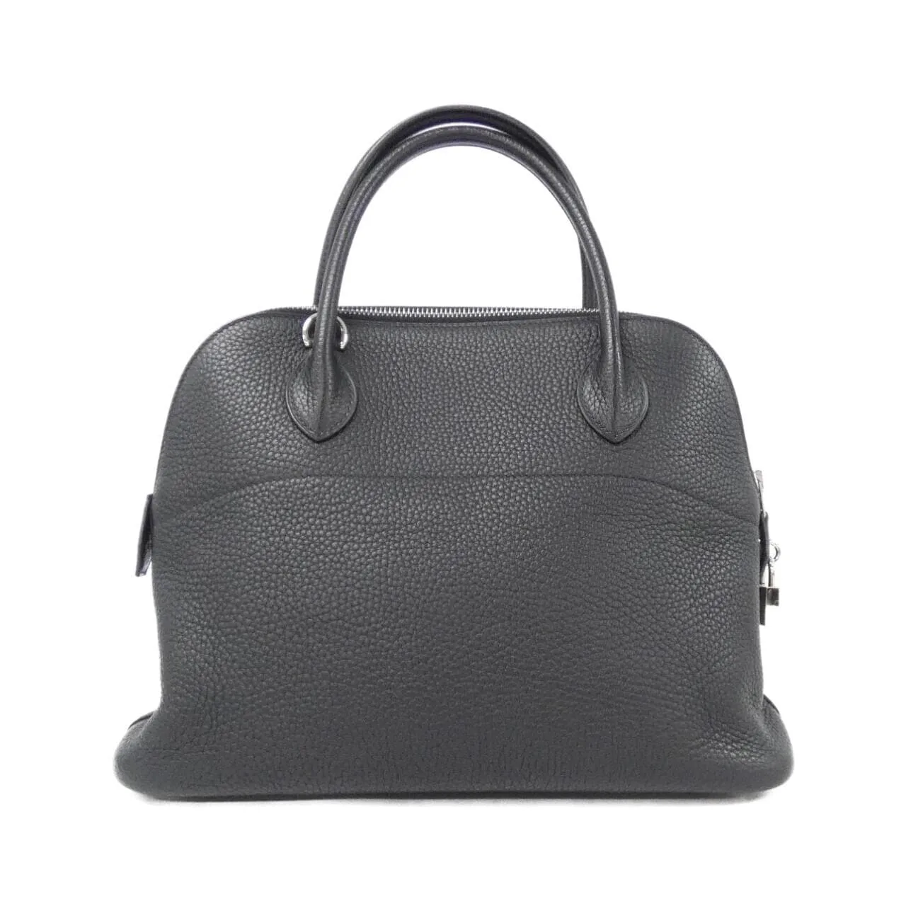 HERMES Bolide 073419CK Handbag Clemence Black Clemence Leather Rank A - Thumbnail 2