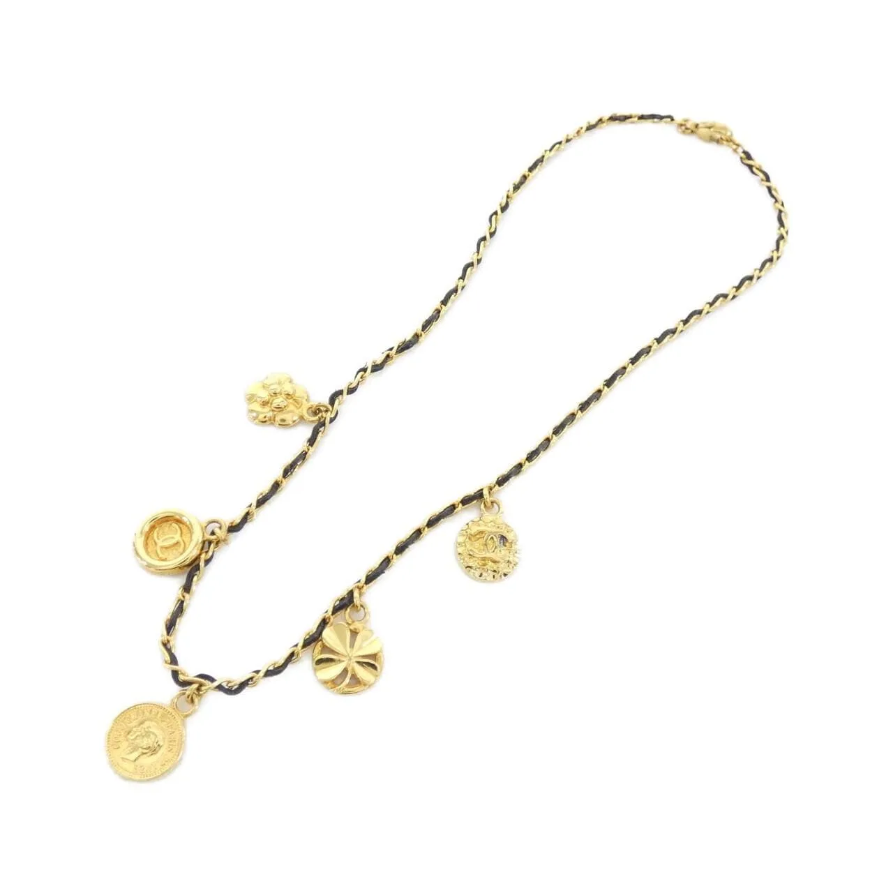 CHANEL Accessories Leather Black Leather Rank A - Thumbnail 2