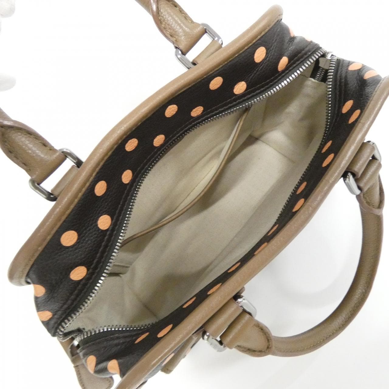 LOEWE 371 34AI39 Bag Brown Rank A - Thumbnail 6