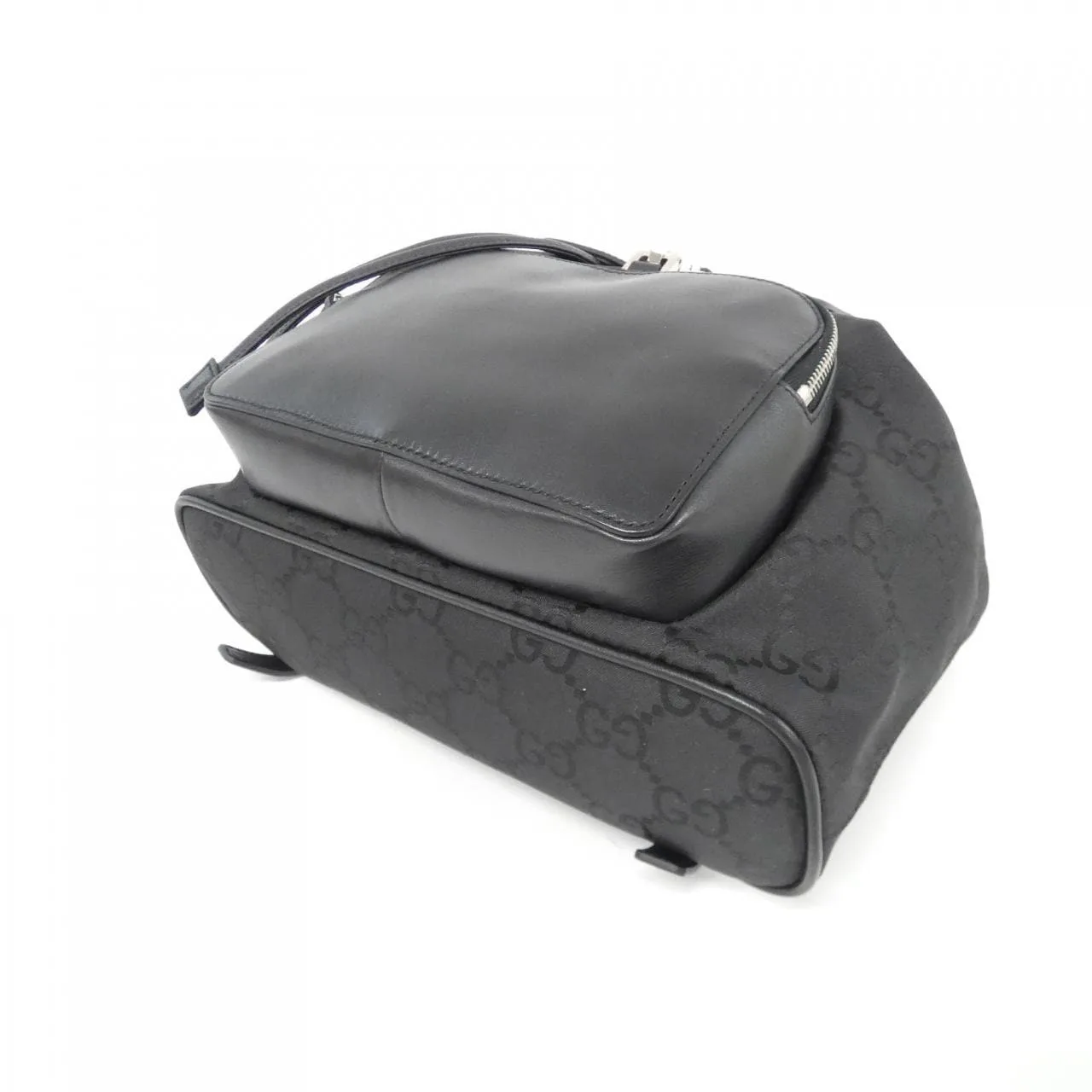 GUCCI 003 0245 Backpack Nylon 黑色 尼龍 中古品A - 縮圖 3