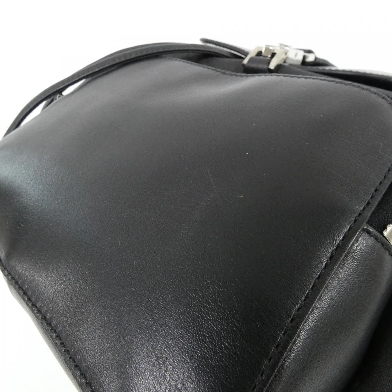 GUCCI 003 0245 Backpack Nylon 黑色 尼龍 中古品A - 縮圖 4