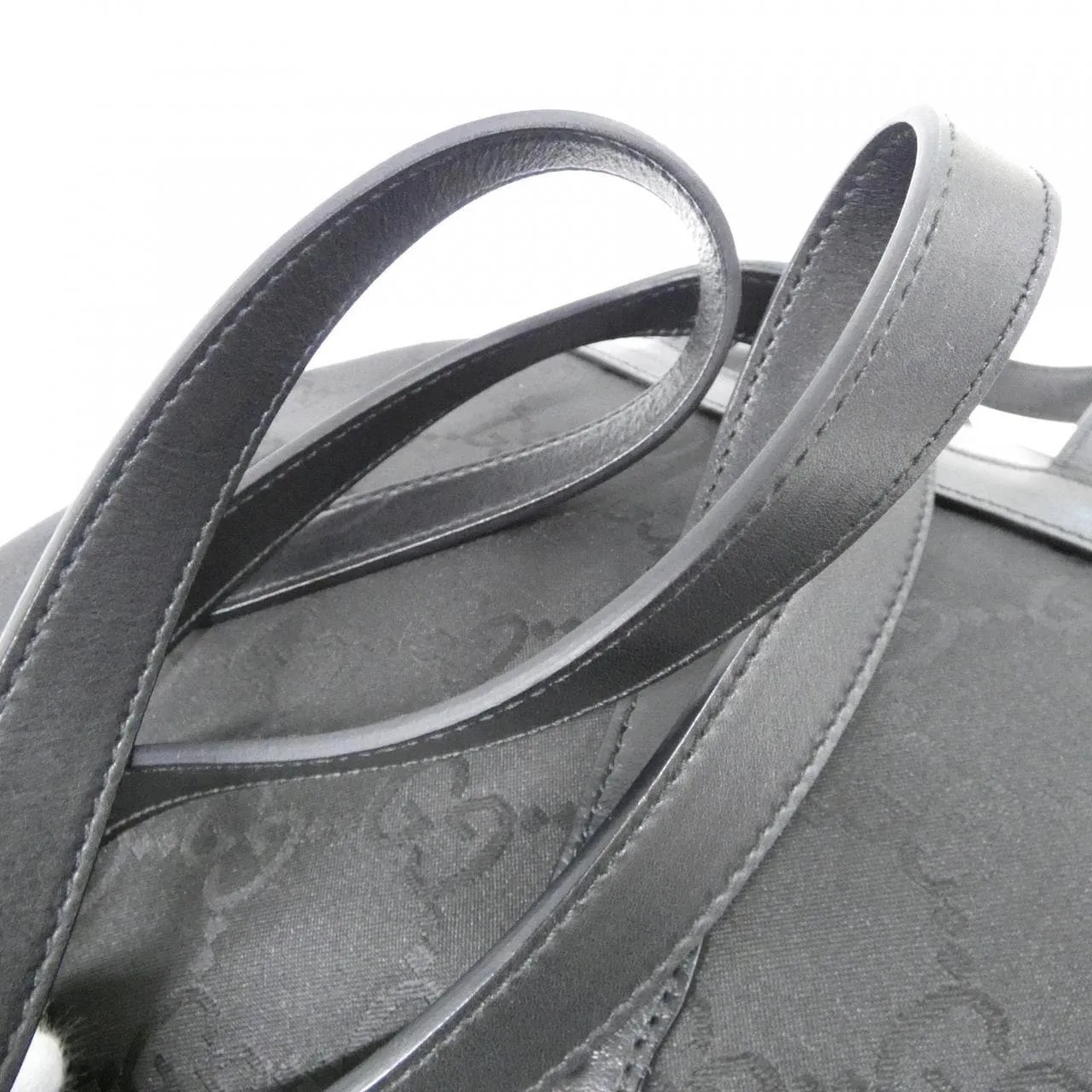 GUCCI 003 0245 Backpack Nylon 黑色 尼龍 中古品A - 縮圖 6