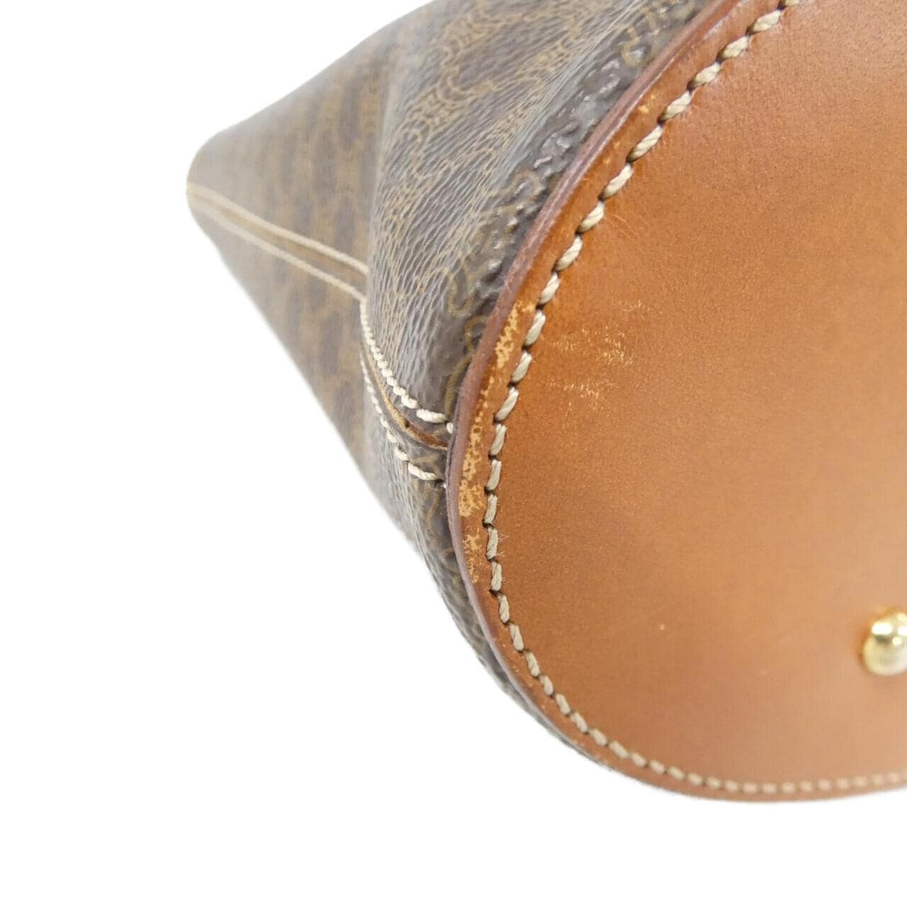 CELINE Bag Canvas 棕色 帆布 中古品A - 縮圖 2