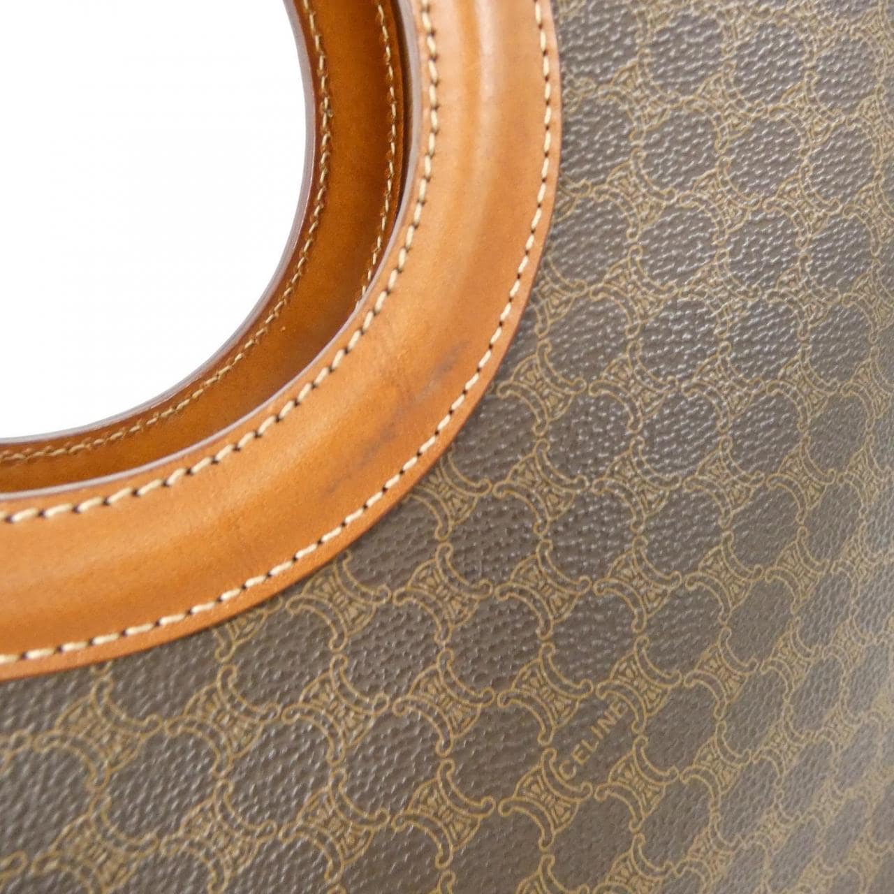 CELINE Bag Canvas 棕色 帆布 中古品A - 縮圖 5