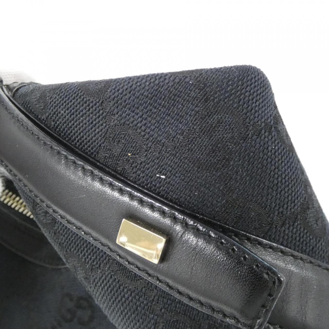 GUCCI 001 4288 Shoulder Bag Canvas Black Canvas Rank A - Thumbnail 4