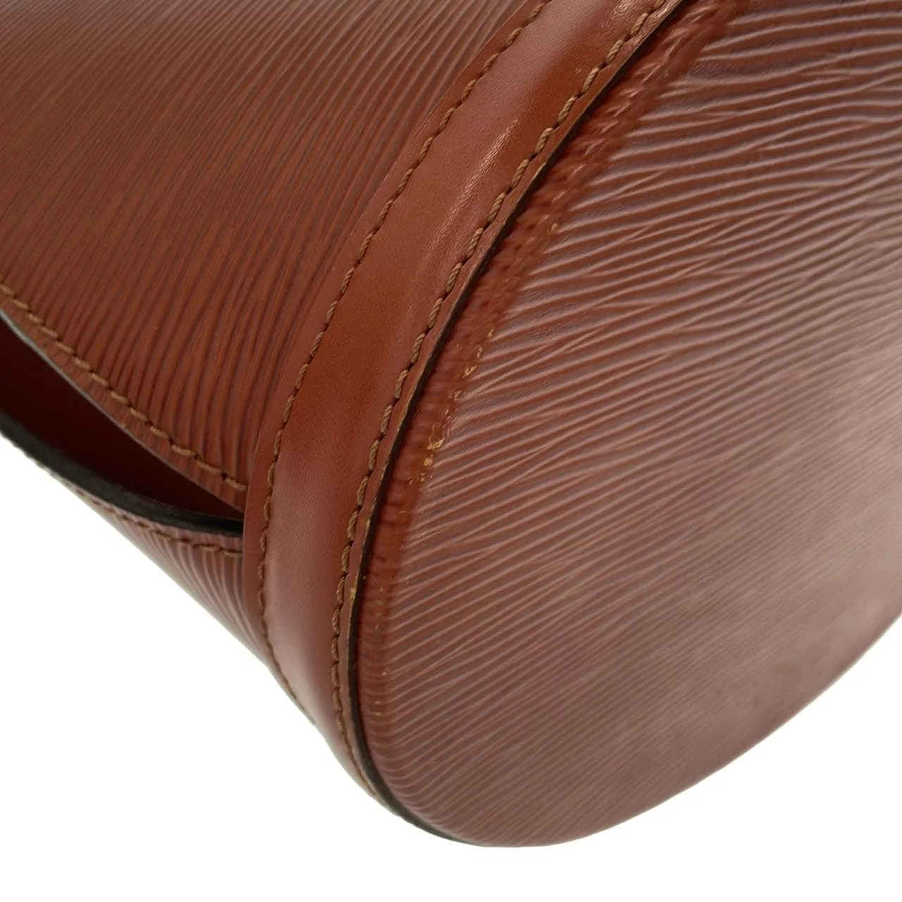 LOUIS VUITTON M52253 Shoulder Epi 棕色 Epi 中古品B - 縮圖 3