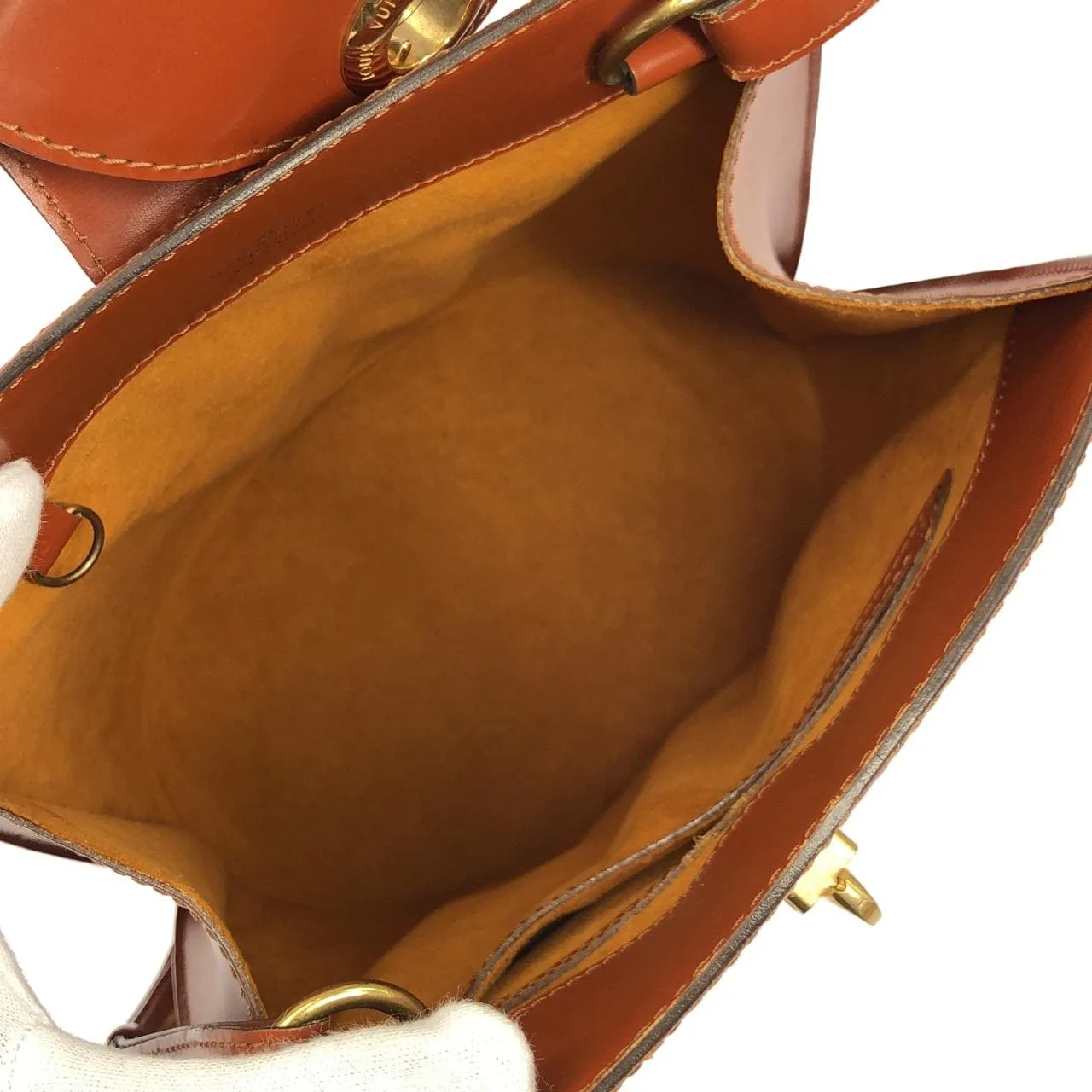 LOUIS VUITTON M52253 Shoulder Epi 棕色 Epi 中古品B - 縮圖 8