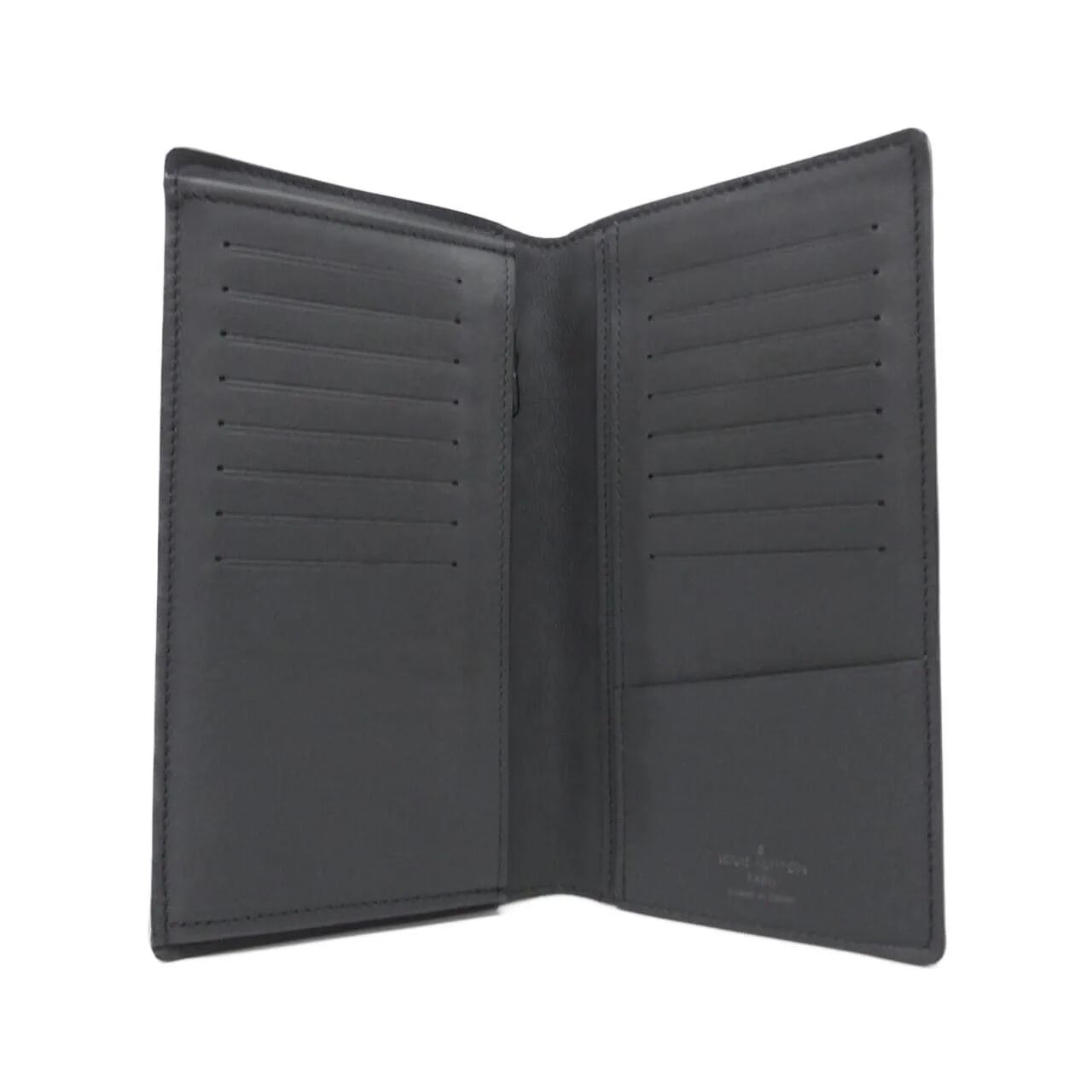 LOUIS VUITTON M62900 Wallet Monogram 黑色 Monogram 中古品A - 縮圖 3