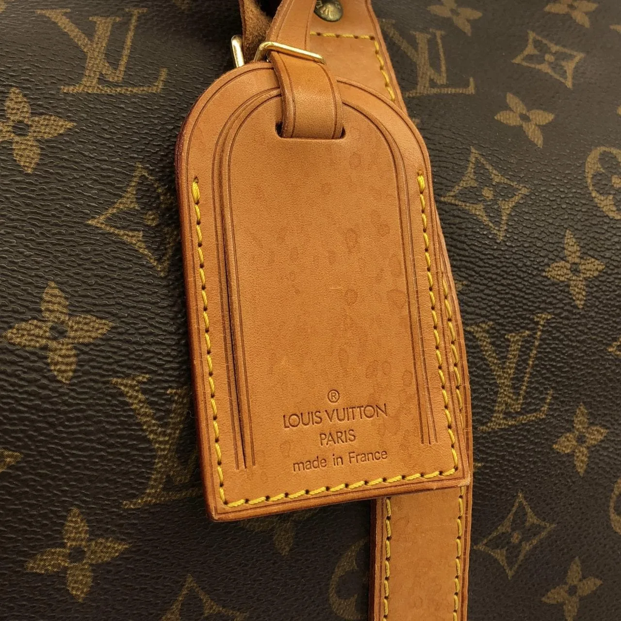 LOUIS VUITTON Keepall M41426 Boston Monogram 黑色 Monogram 中古品B - 縮圖 3