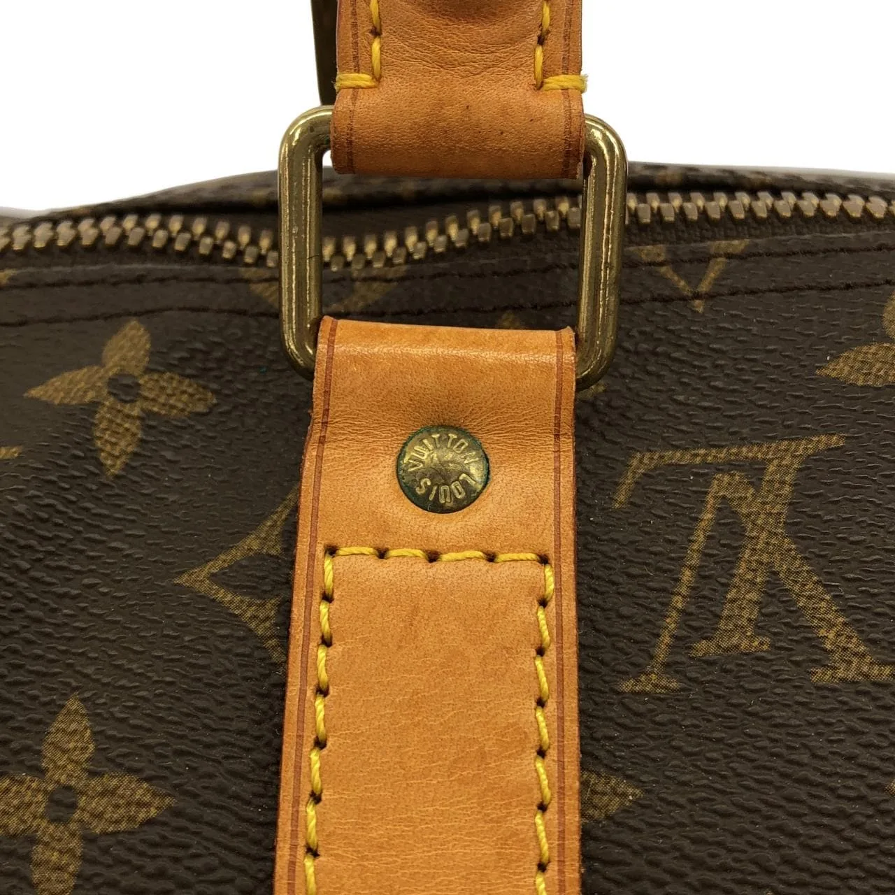 LOUIS VUITTON Keepall M41426 Boston Monogram 黑色 Monogram 中古品B - 縮圖 4