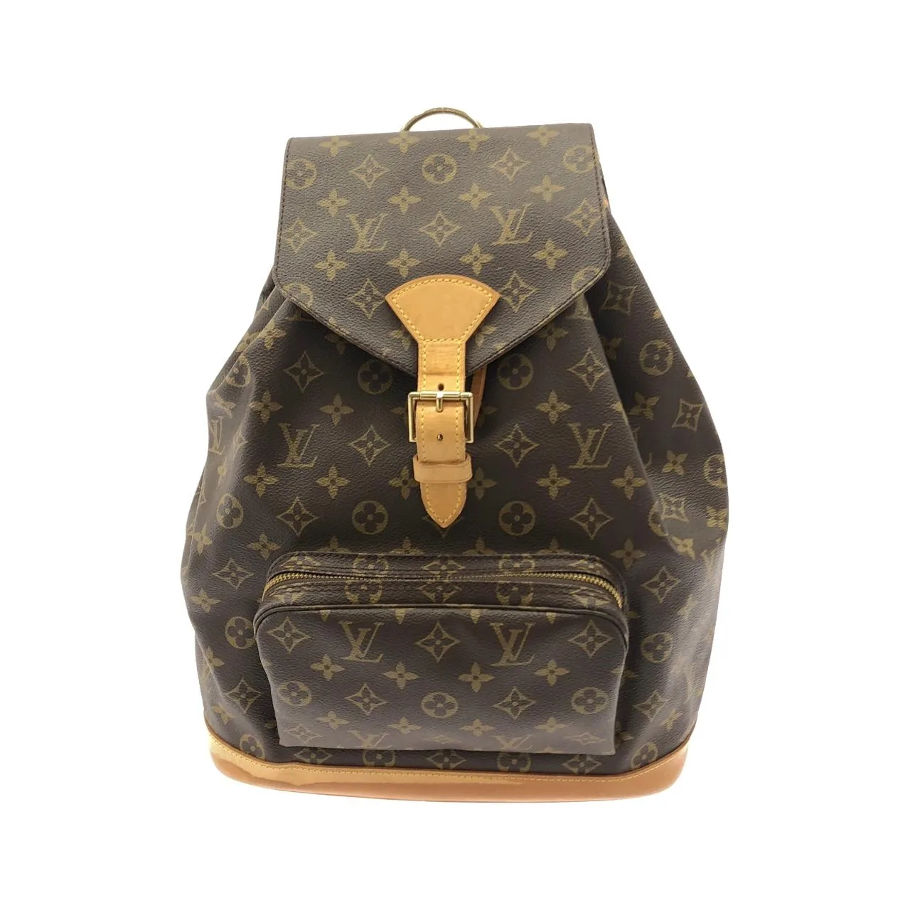 LOUIS VUITTON Montsouris M51135 Backpack Monogram Black