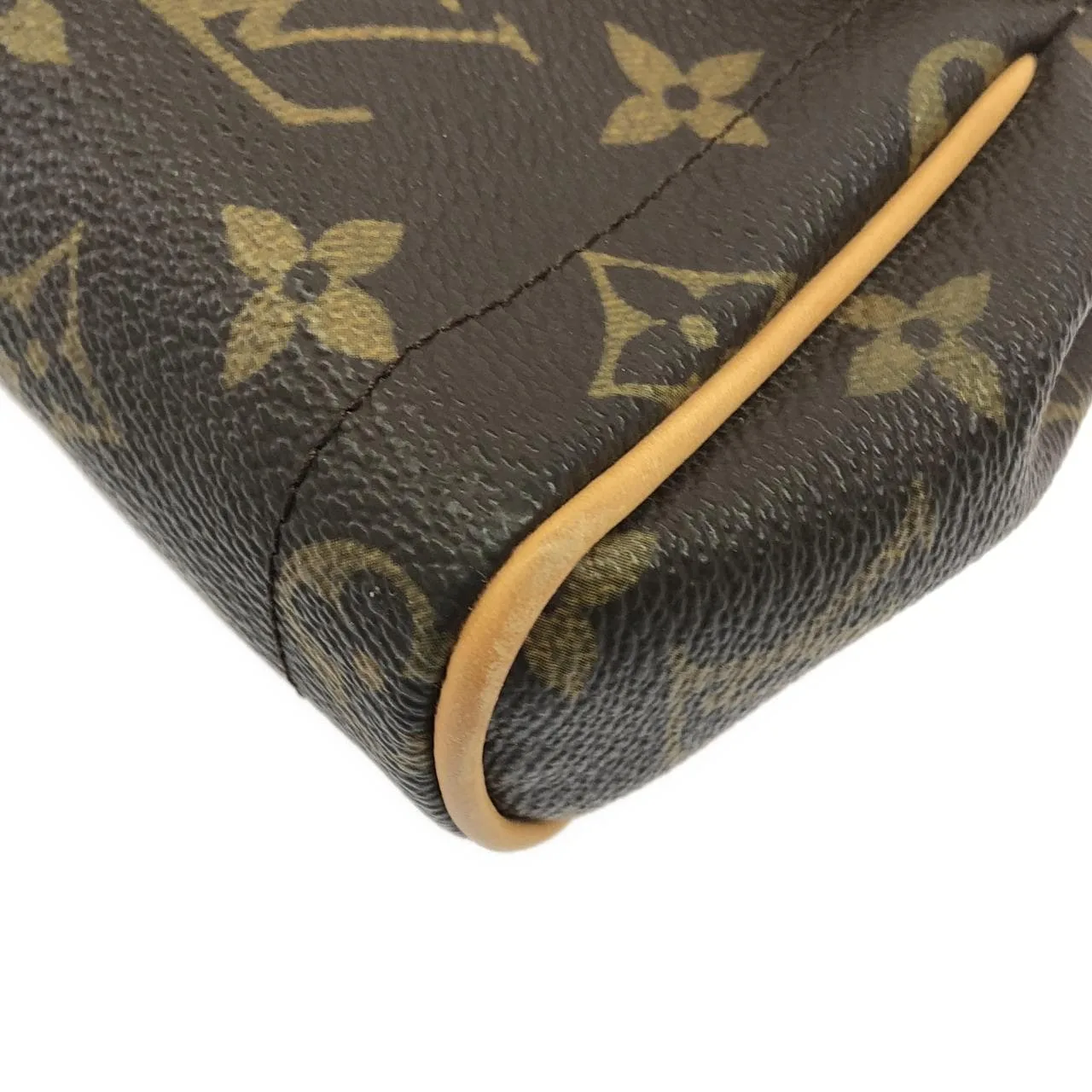 LOUIS VUITTON Pochette M40122 Shoulder Monogram 黑色 Monogram 中古品A - 縮圖 3