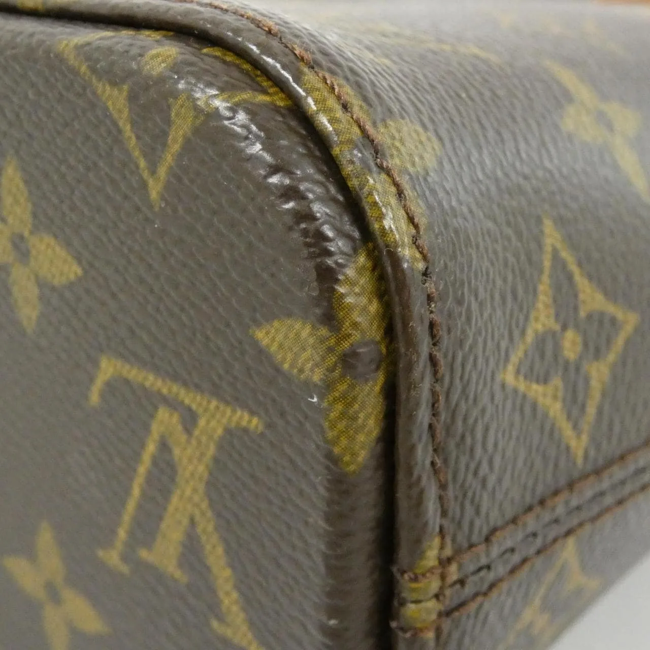 LOUIS VUITTON M51172 Handbag Monogram 黑色 Monogram 中古品A - 縮圖 2
