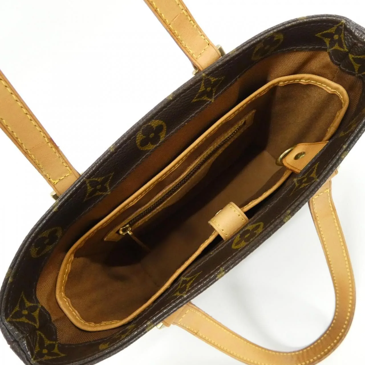 LOUIS VUITTON M51172 Handbag Monogram 黑色 Monogram 中古品A - 縮圖 8