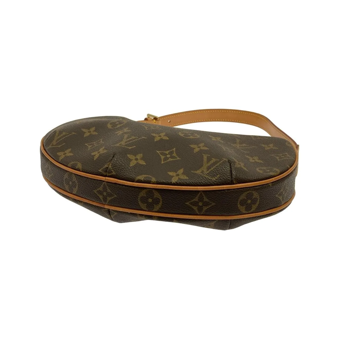 LOUIS VUITTON Pochette M51510 Shoulder Monogram 黑色 Monogram 中古品A - 縮圖 2