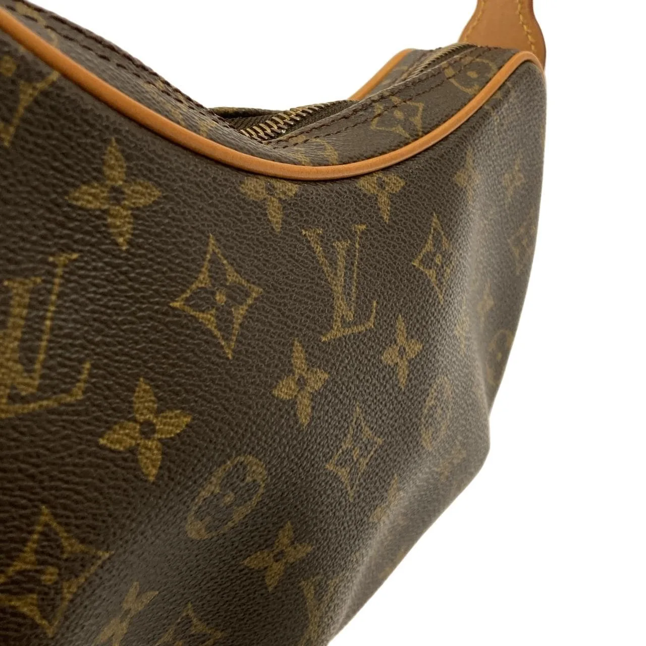 LOUIS VUITTON Pochette M51510 Shoulder Monogram 黑色 Monogram 中古品A - 縮圖 3