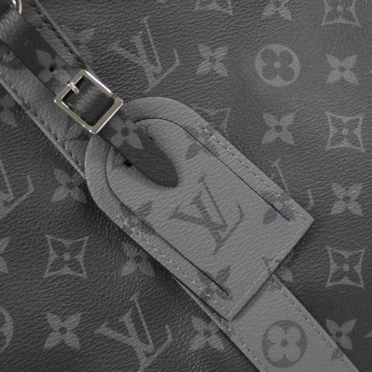 LOUIS VUITTON Eclipse M45379 Handbag Monogram 黑色 Monogram 中古品A - 縮圖 4
