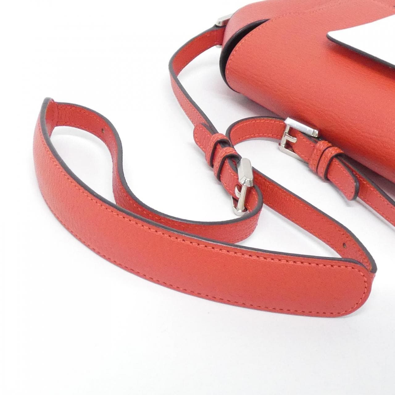 HERMES HERMÈS Shoulder Bag Togo 白色 Togo 牛皮 中古品A - 縮圖 5