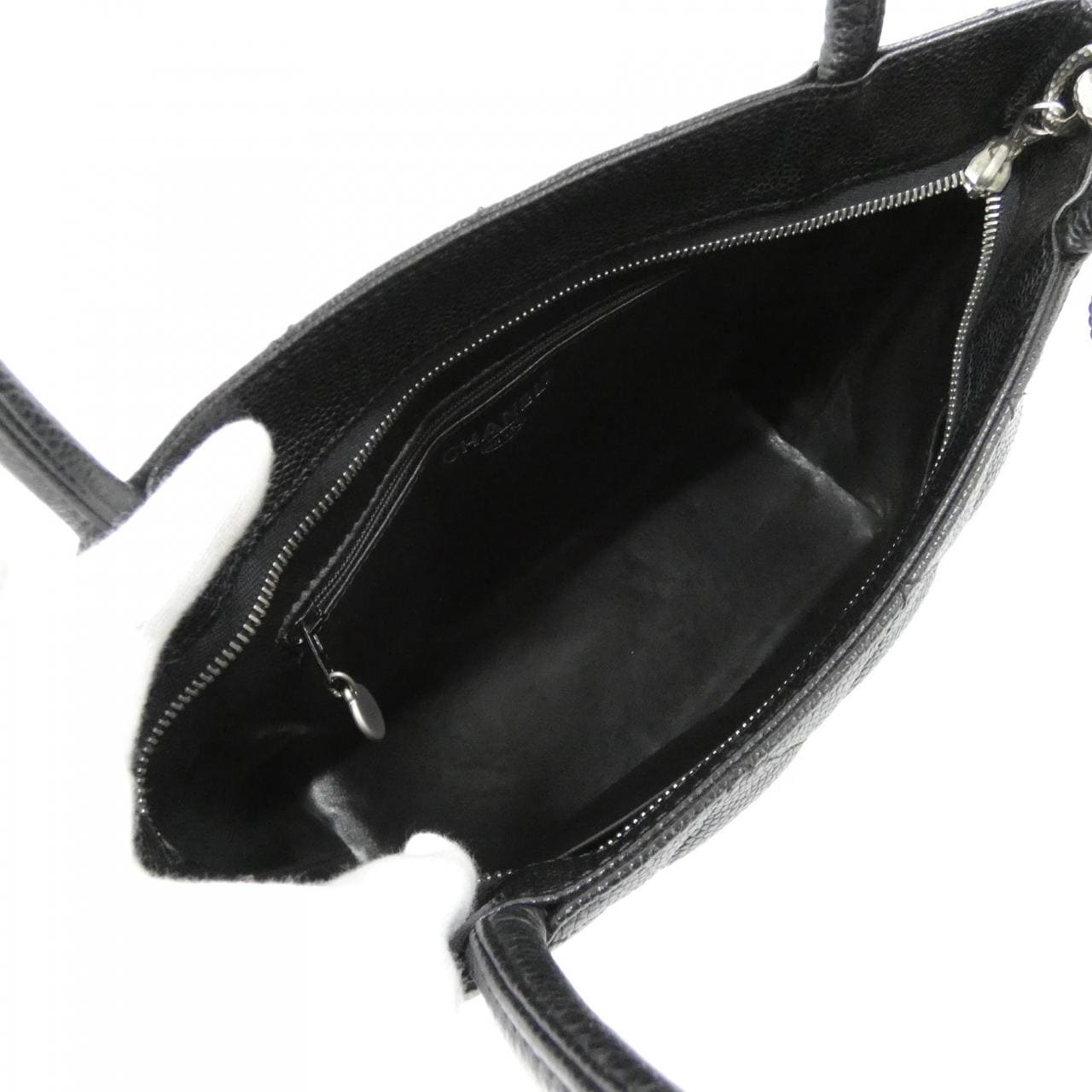 CHANEL Matelasse 1804 Handbag Grained Calfskin Black Grained Calfskin - Thumbnail 6