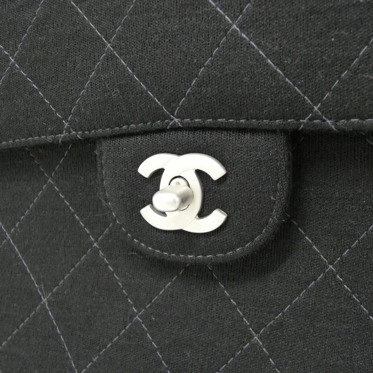 CHANEL Shoulder Canvas Black Canvas Rank A - Thumbnail 4