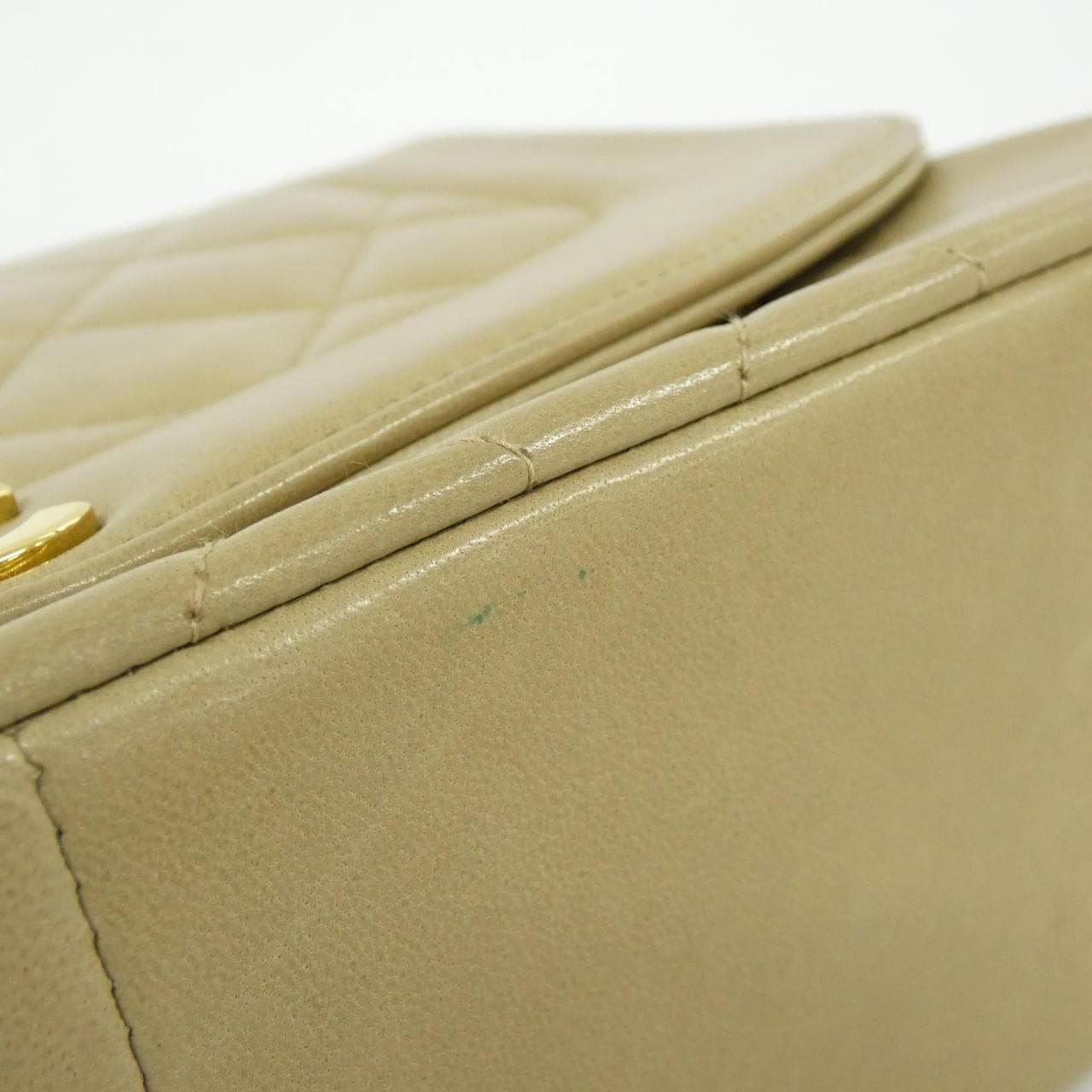 CHANEL 01165 Shoulder Lambskin Beige Lambskin - Thumbnail 4